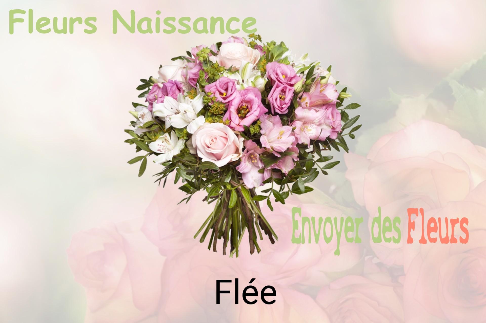 Bouquet de fleurs de naissance livré à Flée